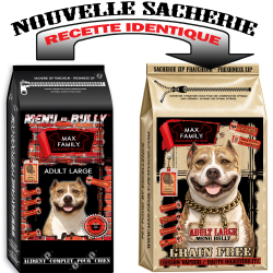 Menu BULLY Adult Large - by MAX FAMILY - croquettes sans céréales chien grandes races